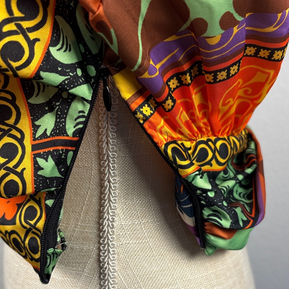 Zara Multicolor Patterned Crop Top - image 7